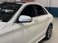 USED 2015 64 MERCEDES-BENZ C-CLASS 2.1 C250 BlueTEC AMG Line Saloon 4 Door Diesel Automatic White G-Tronic+ Euro 6 Low Tax +PRIV GLASS+HEATED SEATS+PAN ROOF