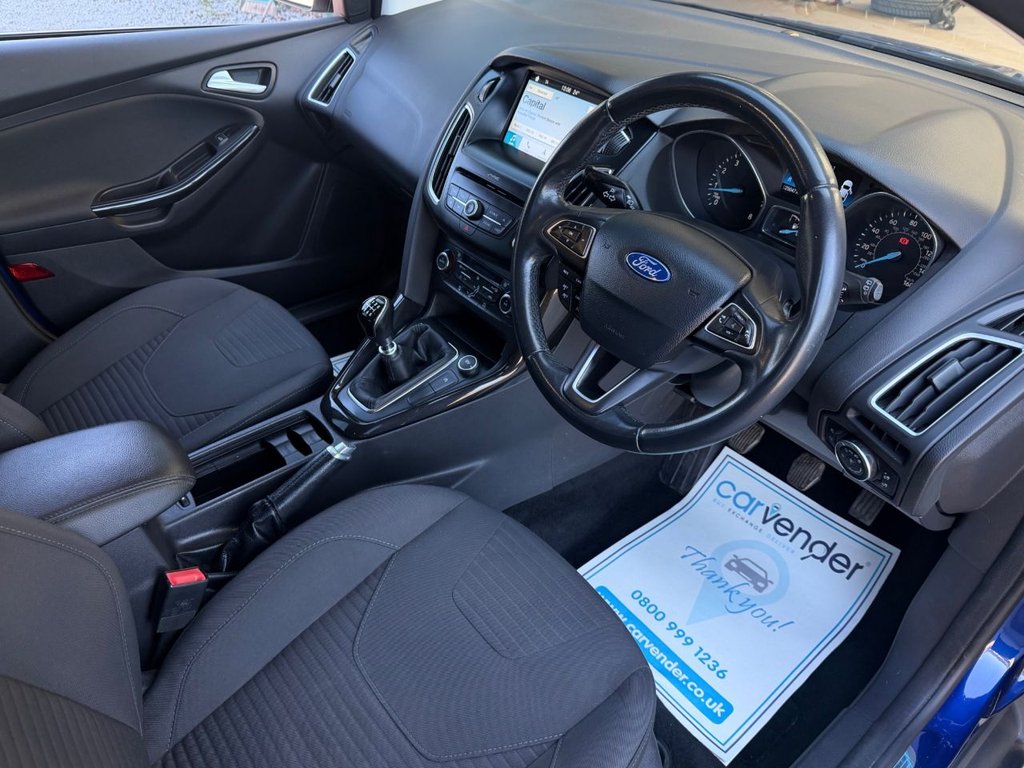 USED 2018 18 FORD FOCUS 1.0T EcoBoost Titanium Hatchback 5dr Petrol Manual Euro 6 (s/s) (125 ps) 3 Services|SatNav|Sensors|CRS|Apple CarPlay|
