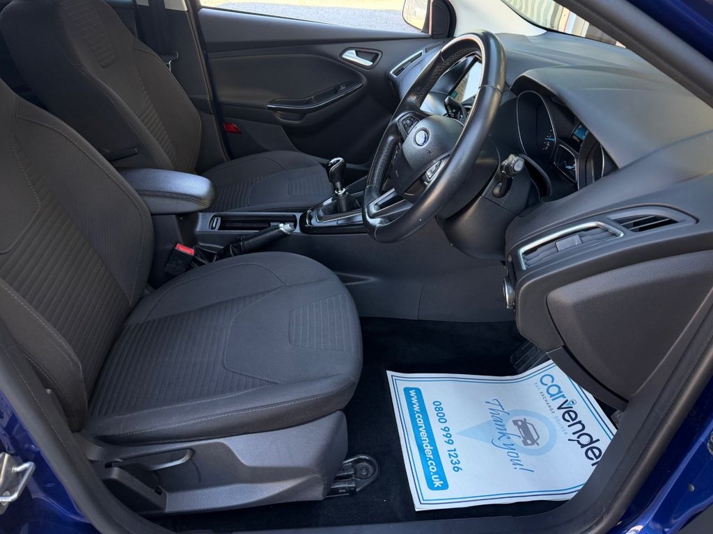 USED 2018 18 FORD FOCUS 1.0T EcoBoost Titanium Hatchback 5dr Petrol Manual Euro 6 (s/s) (125 ps) 3 Services|SatNav|Sensors|CRS|Apple CarPlay|