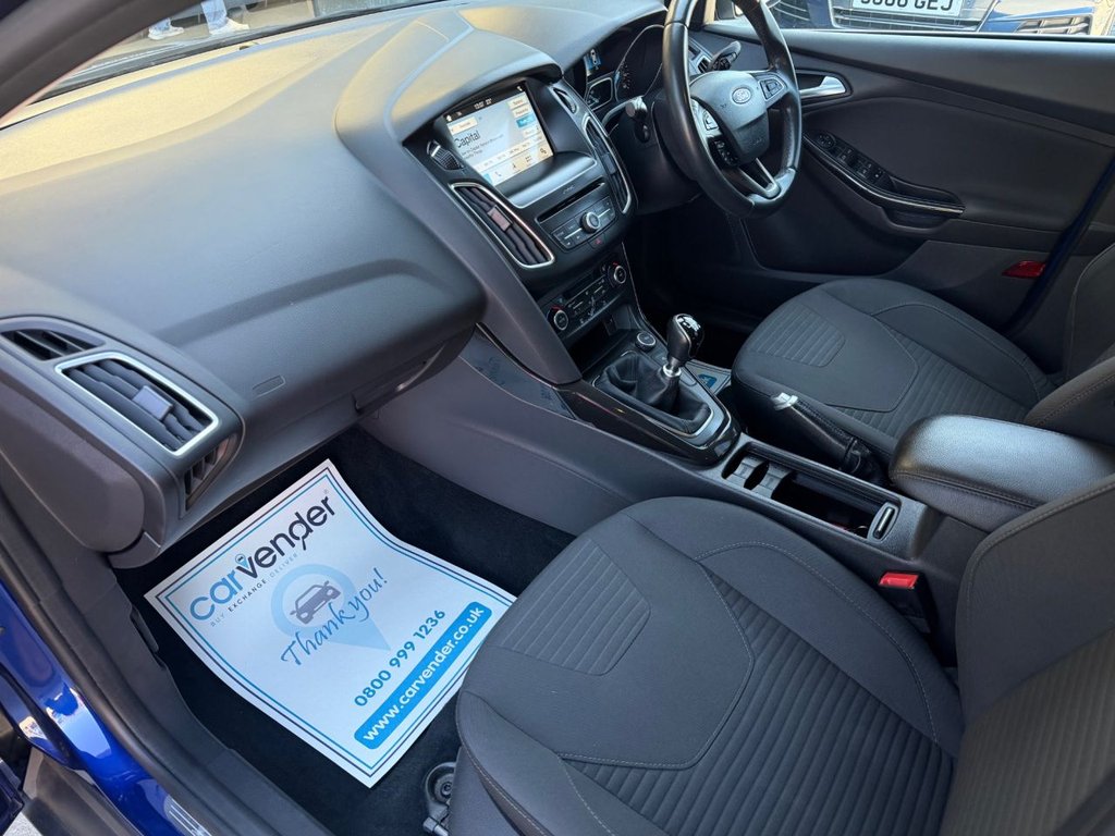 USED 2018 18 FORD FOCUS 1.0T EcoBoost Titanium Hatchback 5dr Petrol Manual Euro 6 (s/s) (125 ps) 3 Services|SatNav|Sensors|CRS|Apple CarPlay|