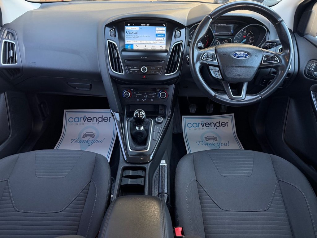 USED 2018 18 FORD FOCUS 1.0T EcoBoost Titanium Hatchback 5dr Petrol Manual Euro 6 (s/s) (125 ps) 3 Services|SatNav|Sensors|CRS|Apple CarPlay|