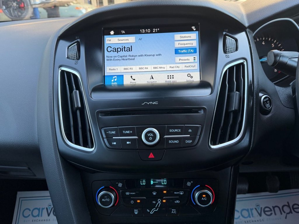 USED 2018 18 FORD FOCUS 1.0T EcoBoost Titanium Hatchback 5dr Petrol Manual Euro 6 (s/s) (125 ps) 3 Services|SatNav|Sensors|CRS|Apple CarPlay|