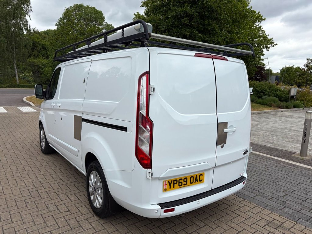 USED 2019 69 FORD TRANSIT CUSTOM 280 LIMITED 2.0EcoBlue EU6 S/S L1 H1 130ps *A/C*ALLOYS*SENSORS*FULL RHINO ROOF RACK*SECURITY LOCKS*HEAT PACK*EL PACK* LIMITED-L1-EU6-EXCELLENT SPEC