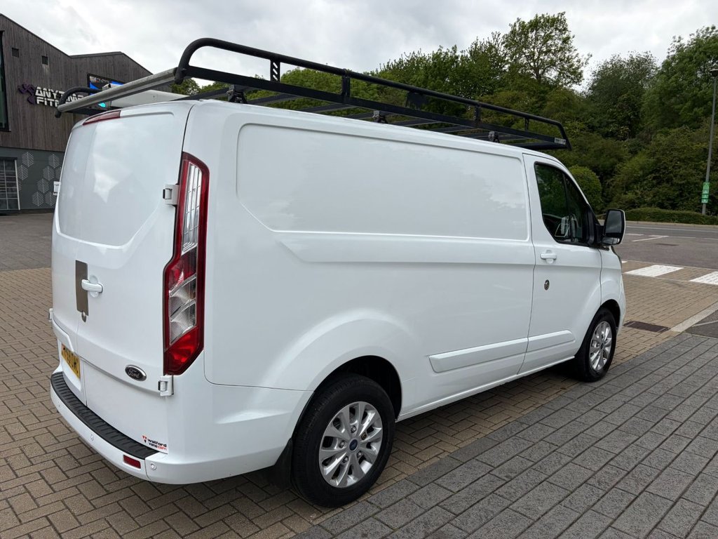USED 2019 69 FORD TRANSIT CUSTOM 280 LIMITED 2.0EcoBlue EU6 S/S L1 H1 130ps *A/C*ALLOYS*SENSORS*FULL RHINO ROOF RACK*SECURITY LOCKS*HEAT PACK*EL PACK* LIMITED-L1-EU6-EXCELLENT SPEC