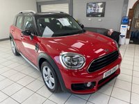 USED 2018 18 MINI COUNTRYMAN 1.5 GPF Cooper SUV 5dr Petrol Manual Euro 6 (s/s) (136 ps) CHILI RED / BLACK ROOF / MIRROR CAPS / BLACK PART LEATHER TRIM / HEATED FRONT SEATS / DUAL ZONE CLIMATE / AUTO LIGHTS / WIPERS / ELECTRIC WINDOWS / POWERFOLD MIRRORS / HEATED WINDSCREEN / SATNAV / DAB FM AM TUNER / BLUETOOTH / APPLE CARPLAY / REAR PARKING CAMERA / SENSORS  / CRUISE CONTROL / SPEEDD LIMITER / POWER OPERATED TAILGATE / CHILI PACK / 17" CHANNEL ALLOYS