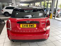 USED 2018 18 MINI COUNTRYMAN 1.5 GPF Cooper SUV 5dr Petrol Manual Euro 6 (s/s) (136 ps) CHILI RED / BLACK ROOF / MIRROR CAPS / BLACK PART LEATHER TRIM / HEATED FRONT SEATS / DUAL ZONE CLIMATE / AUTO LIGHTS / WIPERS / ELECTRIC WINDOWS / POWERFOLD MIRRORS / HEATED WINDSCREEN / SATNAV / DAB FM AM TUNER / BLUETOOTH / APPLE CARPLAY / REAR PARKING CAMERA / SENSORS  / CRUISE CONTROL / SPEEDD LIMITER / POWER OPERATED TAILGATE / CHILI PACK / 17" CHANNEL ALLOYS