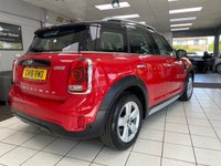 USED 2018 18 MINI COUNTRYMAN 1.5 GPF Cooper SUV 5dr Petrol Manual Euro 6 (s/s) (136 ps) CHILI RED / BLACK ROOF / MIRROR CAPS / BLACK PART LEATHER TRIM / HEATED FRONT SEATS / DUAL ZONE CLIMATE / AUTO LIGHTS / WIPERS / ELECTRIC WINDOWS / POWERFOLD MIRRORS / HEATED WINDSCREEN / SATNAV / DAB FM AM TUNER / BLUETOOTH / APPLE CARPLAY / REAR PARKING CAMERA / SENSORS  / CRUISE CONTROL / SPEEDD LIMITER / POWER OPERATED TAILGATE / CHILI PACK / 17" CHANNEL ALLOYS