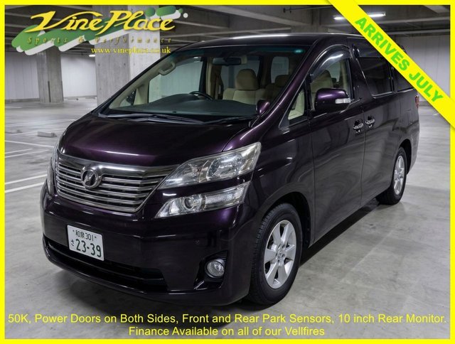 View our Toyota Vellfire 2.4 X, Auto, 8 Seats, 