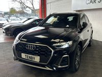 USED 2021 71 AUDI Q5 2.0 TDI 40 S line SUV 5dr Diesel S Tronic quattro Euro 6 (s/s) (204 ps) FLT BTM STR+AMB LIGHTS+CARPLAY