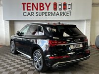 USED 2021 71 AUDI Q5 2.0 TDI 40 S line SUV 5dr Diesel S Tronic quattro Euro 6 (s/s) (204 ps) FLT BTM STR+AMB LIGHTS+CARPLAY