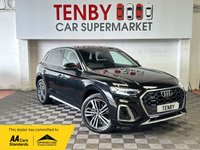 USED 2021 71 AUDI Q5 2.0 TDI 40 S line SUV 5dr Diesel S Tronic quattro Euro 6 (s/s) (204 ps) FLT BTM STR+AMB LIGHTS+CARPLAY