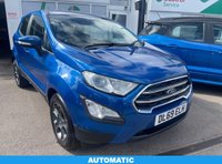 USED 2019 69 FORD ECOSPORT 1.0T EcoBoost GPF Zetec SUV 5dr Petrol Auto Euro 6 (s/s) (125 ps) 