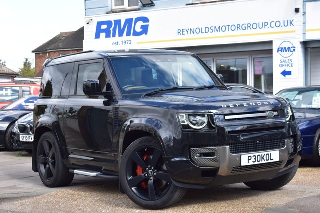 View our Land Rover Defender 3.0 P400 MHEV X SUV 3dr Petrol Auto 4WD Euro 6 | 6 SEATS | MUST SEE CAR | PANORAMIC ROOF | HEATED MEMORY SEATS | VIRTUAL COCKPIT | APPLE CARPLAY | 6 SEATS | 360 CAMERAS 