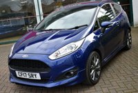 USED 2017 17 FORD FIESTA 1.0T ECOBOOST ST-LINE 3 DOOR 6-SPEED 123 BHP (EURO 6) Sat Nav / Privacy Glass / Bluetooth