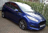 USED 2017 17 FORD FIESTA 1.0T ECOBOOST ST-LINE 3 DOOR 6-SPEED 123 BHP (EURO 6) Sat Nav / Privacy Glass / Bluetooth