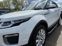 USED 2015 65 LAND ROVER RANGE ROVER EVOQUE 2.0 TD4 SE SUV 5dr Diesel Auto 4WD Euro 6 (s/s) (180 ps) A TRULY STUNNING ADDITION TO OUR FORECOURT FINISHED IN MASSIVELY POPULAR WHITE PAINT+4 WHEEL DRIVE WITH ACTIVE DRIVE LINE+SERVICE HISTORY+DIESEL+AUTOMATIC+ULEZ COMPLIANT+PRIVACY GLASS+CHROME TREAD PLATES+FRONT FOG LAMPS+FULL LEATHER INTERIOR+FULL PANORAMIC GLASS ROOF WITH POWERED BLIND+PARK ASSIST+CLIMATE CONTROL+18 INCH, 7 SPOKE ALLOY WHEELS+COST NEW &pound;36665 MAKING THIS USED VEHICLE OUTSTANDING VALUE AT OUR LOW PRICE+1 FULL YEARS MOT PRIOR TO COLLECTION+CALL NOW TO SECURE A VIEWING!!!!!!!!!!!!!!