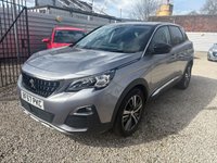 USED 2017 67 PEUGEOT 3008 1.6 BlueHDi Allure SUV 5dr Diesel EAT Euro 6 (s/s) (120 ps) AUTOMATIC! 8 SERVICE STAMPS. 1 OWNER. SAT NAV. PARKING SENSORS. HALF LEATHER TRIM. PRIVACY GLASS