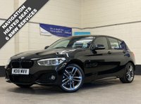 USED 2018 18 BMW 1 SERIES 1.5 118i M Sport Hatchback 5 Door Petrol Manual Euro 6 (s/s) (136 ps) ONLY 1 PREVIOUS OWNER FROM NEW