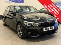 USED 2018 18 BMW 1 SERIES 1.5 118i M Sport Hatchback 5 Door Petrol Manual Euro 6 (s/s) (136 ps) ONLY 1 PREVIOUS OWNER FROM NEW