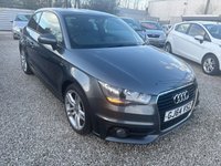 USED 2014 64 AUDI A1 1.6 TDI S line Hatchback 3dr Diesel Manual Euro 5 (s/s) (105 ps) HALF LEATHER TRIM. &pound;20 ROAD TAX