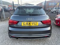 USED 2014 64 AUDI A1 1.6 TDI S line Hatchback 3dr Diesel Manual Euro 5 (s/s) (105 ps) HALF LEATHER TRIM. &pound;20 ROAD TAX