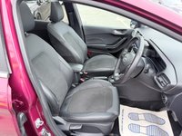 USED 2022 22 FORD FIESTA Red 1.0T EcoBoost MHEV Titanium Vignale hatchback, 16,250 miles, ULEZ compliant, Auto, Sat Nav, B&O audio, Panorama roof, Camera, 17in alloys, A/C. This 2022 Ford Fiesta Titanium Vignale boasts an exceptionally low mileage of just 16,250 miles, a testament to its careful single owner. This Euro 6 compliant 1.0L Petrol Hybrid is presented with a full dealership service history, most recently serviced on 28 February 2025 at 11,975 miles. A 12 month MOT will be provided on purchase, and the vehicle comes with a 3 month warranty for your peace of mind.  Experience the refined features of this Fiesta, including an opening panorama roof that floo