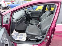 USED 2022 22 FORD FIESTA Red 1.0T EcoBoost MHEV Titanium Vignale hatchback, 16,250 miles, ULEZ compliant, Auto, Sat Nav, B&O audio, Panorama roof, Camera, 17in alloys, A/C. This 2022 Ford Fiesta Titanium Vignale boasts an exceptionally low mileage of just 16,250 miles, a testament to its careful single owner. This Euro 6 compliant 1.0L Petrol Hybrid is presented with a full dealership service history, most recently serviced on 28 February 2025 at 11,975 miles. A 12 month MOT will be provided on purchase, and the vehicle comes with a 3 month warranty for your peace of mind.  Experience the refined features of this Fiesta, including an opening panorama roof that floo