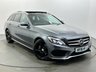 USED 2018 18 MERCEDES-BENZ C CLASS 2.1 C220d AMG Line (Premium Plus) G-Tronic+ 4MATIC Euro 6 (s/s) 5dr PAN, BURMSTER, LED, R-CAM, 18"