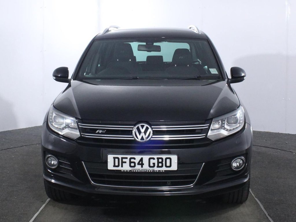 USED 2014 64 VOLKSWAGEN TIGUAN 2.0 TDI BlueMotion Tech R-Line SUV 5dr Diesel Manual 4WD Euro 5 (s/s) (Nav) (140 ps) 