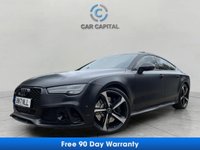 USED 2017 17 AUDI RS7 4.0 TFSI V8 Performance Sportback 5dr Petrol Tiptronic quattro Euro 6 (s/s) (605 ps) FINANCE+REVCAM+HPI+SPORTS EXHAUST