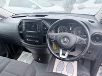 USED 2021 71 MERCEDES-BENZ VITO White 2.0 116 CDI Progressive Euro 6 panel van, 35,900 miles, ULEZ compliant, Automatic, Bluetooth, Cruise, DAB, Reverse camera. Plus VAT @ 20%! This 2021 Mercedes Benz Vito 116 CDI Progressive L3 presents an exceptional ownership proposition with its very low mileage of just 35,900 miles and a single owner from new. This Euro 6 compliant, rear wheel drive model boasts a powerful 2.0 litre diesel engine delivering 161 bhp, paired with a smooth G Tronic automatic transmission. Its full service history is up to date at 4K, 16K, 23K, and 30K , with the last service performed on 11 June 2025 at 30,050 miles, and it will come with a 12 month