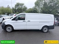 USED 2021 71 MERCEDES-BENZ VITO White 2.0 116 CDI Progressive Euro 6 panel van, 35,900 miles, ULEZ compliant, Automatic, Bluetooth, Cruise, DAB, Reverse camera. Plus VAT @ 20%! This 2021 Mercedes Benz Vito 116 CDI Progressive L3 presents an exceptional ownership proposition with its very low mileage of just 35,900 miles and a single owner from new. This Euro 6 compliant, rear wheel drive model boasts a powerful 2.0 litre diesel engine delivering 161 bhp, paired with a smooth G Tronic automatic transmission. Its full service history is up to date at 4K, 16K, 23K, and 30K , with the last service performed on 11 June 2025 at 30,050 miles, and it will come with a 12 month