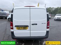 USED 2021 71 MERCEDES-BENZ VITO White 2.0 116 CDI Progressive Euro 6 panel van, 35,900 miles, ULEZ compliant, Automatic, Bluetooth, Cruise, DAB, Reverse camera. Plus VAT @ 20%! This 2021 Mercedes Benz Vito 116 CDI Progressive L3 presents an exceptional ownership proposition with its very low mileage of just 35,900 miles and a single owner from new. This Euro 6 compliant, rear wheel drive model boasts a powerful 2.0 litre diesel engine delivering 161 bhp, paired with a smooth G Tronic automatic transmission. Its full service history is up to date at 4K, 16K, 23K, and 30K , with the last service performed on 11 June 2025 at 30,050 miles, and it will come with a 12 month