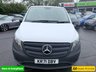 USED 2021 71 MERCEDES-BENZ VITO White 2.0 116 CDI Progressive Euro 6 panel van, 35,900 miles, ULEZ compliant, Automatic, Bluetooth, Cruise, DAB, Reverse camera. Plus VAT @ 20%! This 2021 Mercedes Benz Vito 116 CDI Progressive L3 presents an exceptional ownership proposition with its very low mileage of just 35,900 miles and a single owner from new. This Euro 6 compliant, rear wheel drive model boasts a powerful 2.0 litre diesel engine delivering 161 bhp, paired with a smooth G Tronic automatic transmission. Its full service history is up to date at 4K, 16K, 23K, and 30K , with the last service performed on 11 June 2025 at 30,050 miles, and it will come with a 12 month