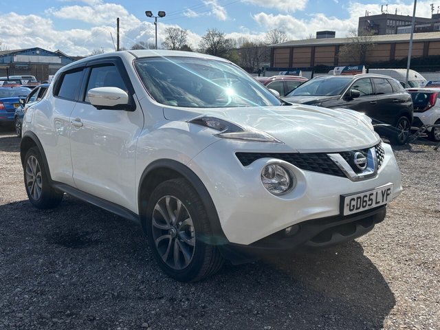View our Nissan Juke 1.5 dCi Tekna SUV 5 Door Diesel Manual White Euro 6 Low Tax