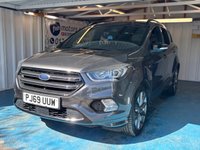 USED 2019 69 FORD KUGA 1.5T EcoBoost ST-Line Edition SUV 5dr Petrol Manual Euro 6 (s/s) (150 ps)+2 KEYS+FSH+ALLOYS+CRUISE+NAV+MEDIA+PANORAMIC ROOF TILT AND SLIDE+FOLDING MIRRORS+DAB+BLUETOOTH+AIRCON+USB+AUX+HPI CLEAR+ 2 KEYS+FSH+ALLOYS+CRUISE+NAV+MEDIA+PANORAMIC ROOF TILT AND SLIDE+FOLDING MIRRORS+DAB+BLUETOOTH+AIRCON+USB+AUX+HPI CLEAR