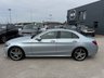 USED 2018 18 MERCEDES-BENZ C CLASS 2.1 C220d AMG Line Saloon 4dr Diesel G-Tronic+ Euro 6-FINISHED IN DIAMOND SILVER WITH BLACK LEATHER UPHOLSTERY-REVERSE CAMERA-ACTIVE PARK ASSIST-BLUETOOTH-CRUISE CONTROL-ELECTRIC FOLDING MIRRORS-AMBIENT LIGHTING-LED HEADLIGHTS-18
