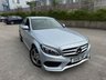 USED 2018 18 MERCEDES-BENZ C CLASS 2.1 C220d AMG Line Saloon 4dr Diesel G-Tronic+ Euro 6-FINISHED IN DIAMOND SILVER WITH BLACK LEATHER UPHOLSTERY-REVERSE CAMERA-ACTIVE PARK ASSIST-BLUETOOTH-CRUISE CONTROL-ELECTRIC FOLDING MIRRORS-AMBIENT LIGHTING-LED HEADLIGHTS-18