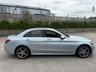 USED 2018 18 MERCEDES-BENZ C CLASS 2.1 C220d AMG Line Saloon 4dr Diesel G-Tronic+ Euro 6-FINISHED IN DIAMOND SILVER WITH BLACK LEATHER UPHOLSTERY-REVERSE CAMERA-ACTIVE PARK ASSIST-BLUETOOTH-CRUISE CONTROL-ELECTRIC FOLDING MIRRORS-AMBIENT LIGHTING-LED HEADLIGHTS-18