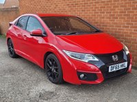 USED 2015 65 HONDA CIVIC 1.6 i-DTEC Sport (Navi) Hatchback 5dr Diesel Manual Euro 5 (s/s) (120 ps) FULL SERVICE HISTORY - IMMACULATE - SAT NAV - REAR PARK CAMERA