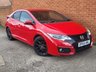 USED 2015 65 HONDA CIVIC 1.6 i-DTEC Sport (Navi) Hatchback 5dr Diesel Manual Euro 5 (s/s) (120 ps) FULL SERVICE HISTORY - IMMACULATE - SAT NAV - REAR PARK CAMERA