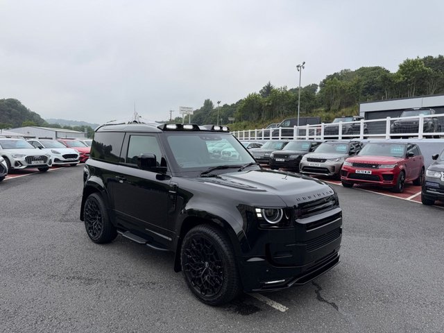 View our Land Rover Defender 90 90 D250 by OBSIDIAN Hardtop Commercial Wide Track with JUMP Seat