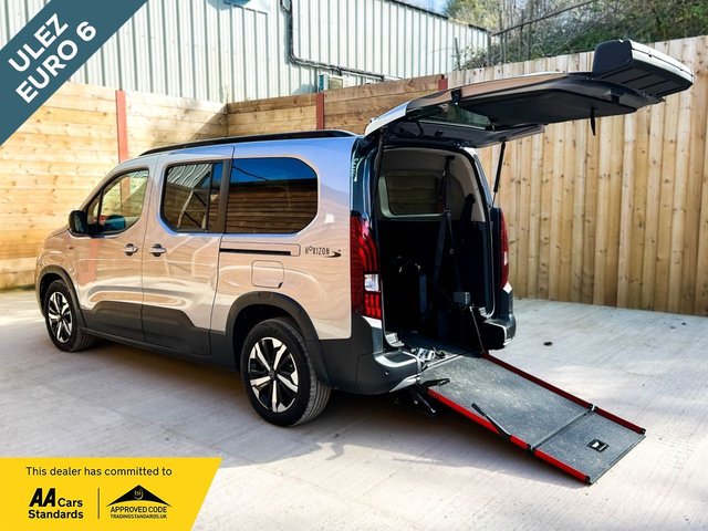 View our Peugeot Rifter 3 Seat Auto Wheelchair Accessible Disabled Access Vehicle WAV