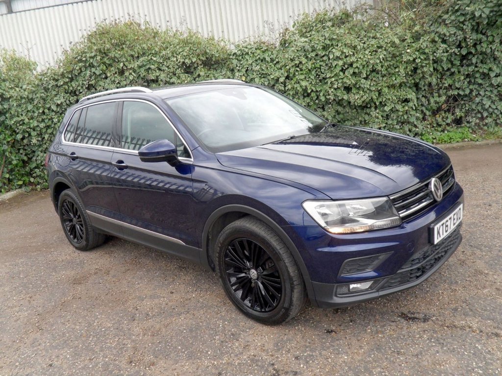 USED 2018 67 VOLKSWAGEN TIGUAN 2.0 TDI SE Navigation SUV 5dr Diesel DSG 4Motion Euro 6 (s/s) (190 ps) DSG Gearbox Serviced