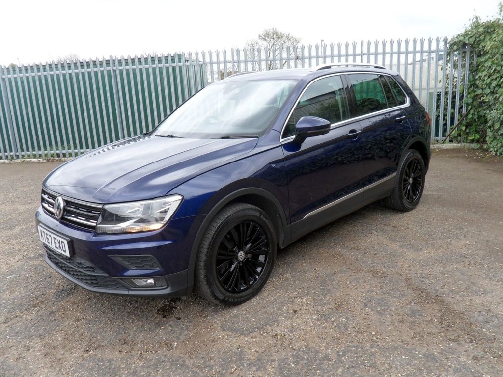 USED 2018 67 VOLKSWAGEN TIGUAN 2.0 TDI SE Navigation SUV 5dr Diesel DSG 4Motion Euro 6 (s/s) (190 ps) DSG Gearbox Serviced