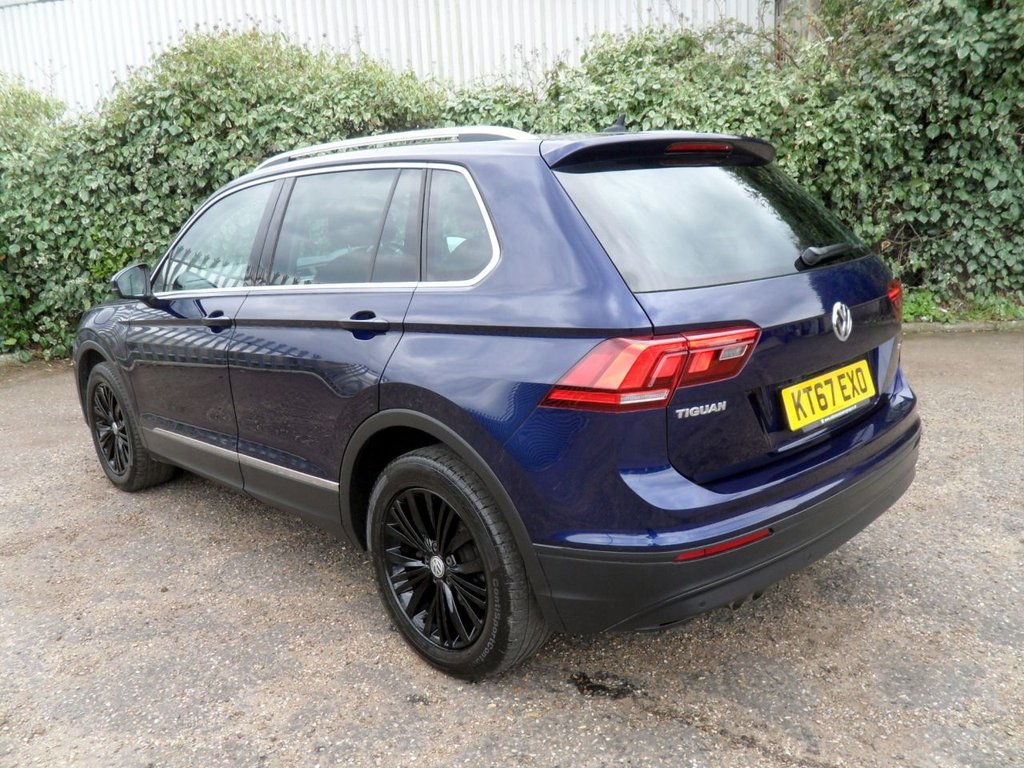 USED 2018 67 VOLKSWAGEN TIGUAN 2.0 TDI SE Navigation SUV 5dr Diesel DSG 4Motion Euro 6 (s/s) (190 ps) DSG Gearbox Serviced