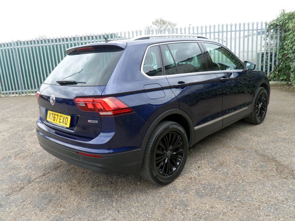 USED 2018 67 VOLKSWAGEN TIGUAN 2.0 TDI SE Navigation SUV 5dr Diesel DSG 4Motion Euro 6 (s/s) (190 ps) DSG Gearbox Serviced