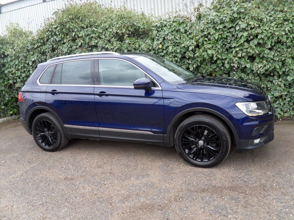USED 2018 67 VOLKSWAGEN TIGUAN 2.0 TDI SE Navigation SUV 5dr Diesel DSG 4Motion Euro 6 (s/s) (190 ps) DSG Gearbox Serviced