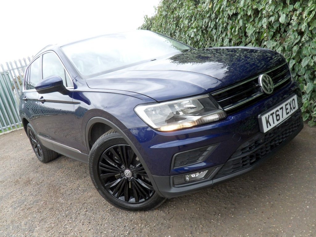 USED 2018 67 VOLKSWAGEN TIGUAN 2.0 TDI SE Navigation SUV 5dr Diesel DSG 4Motion Euro 6 (s/s) (190 ps) DSG Gearbox Serviced