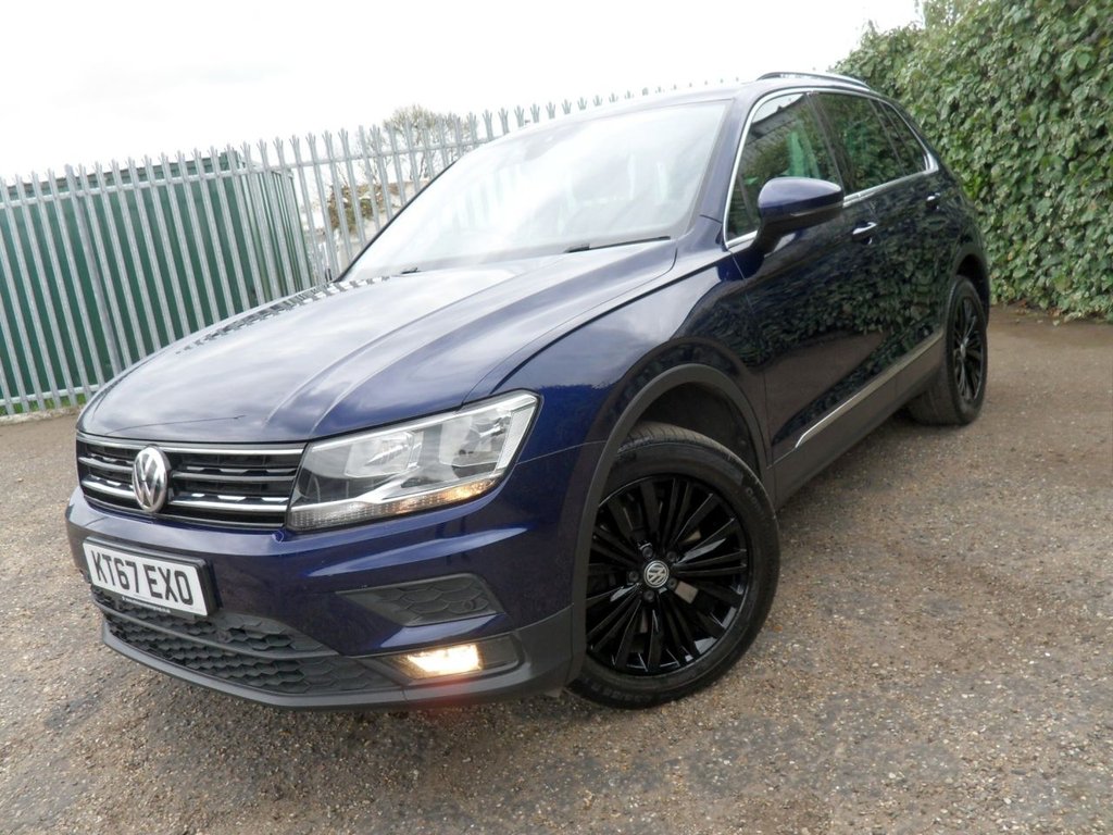 USED 2018 67 VOLKSWAGEN TIGUAN 2.0 TDI SE Navigation SUV 5dr Diesel DSG 4Motion Euro 6 (s/s) (190 ps) DSG Gearbox Serviced
